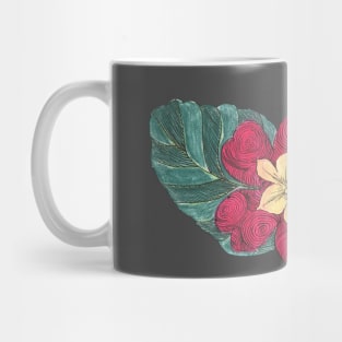 Red primrose Mug